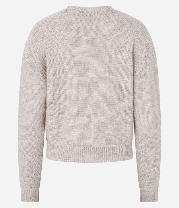 Cardigan en Punto con Lentejuelas 7