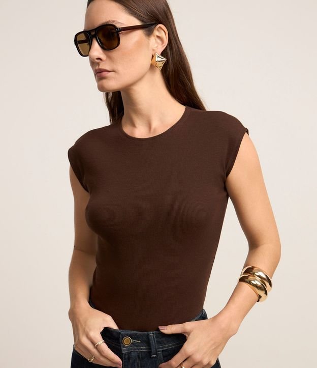 Blusa en Rib Sin Sisa 1