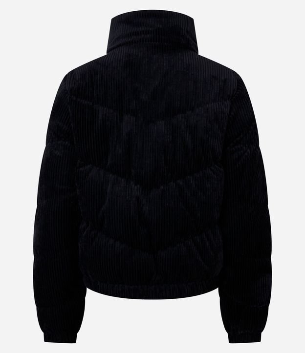 Jaqueat Puffer en Terciopelo Cotelê con Cuello Alto 7