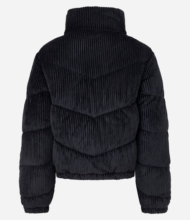 Jaqueat Puffer en Terciopelo Cotelê con Cuello Alto 9