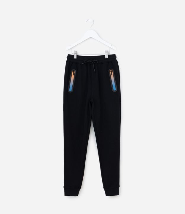 Pantalón Infantil en Tech Fleece con Bolsillo y Cremallera - Talle 5 a 14 años 2