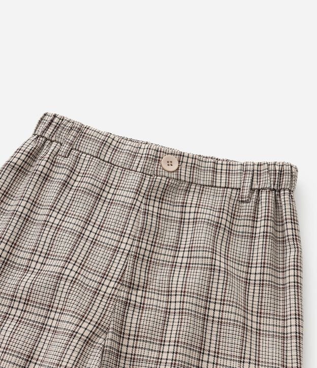 Pantalón Infantil con Bolsillos Cargo y Estampa de Cuadros - Talle 5 a 14 años 6