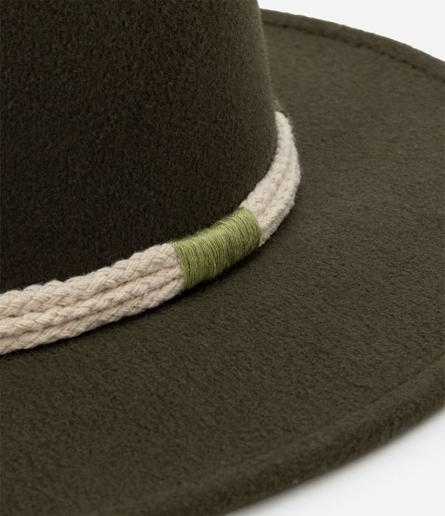 Sombrero con Cordas en el Ala  y Lineas Contrastantes 4