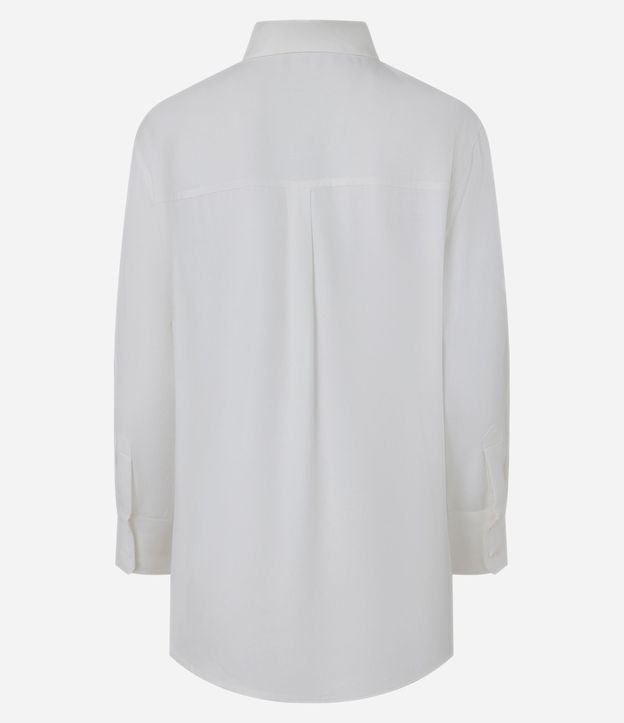 Camisa Básica en Viscolino con Abotonado 9