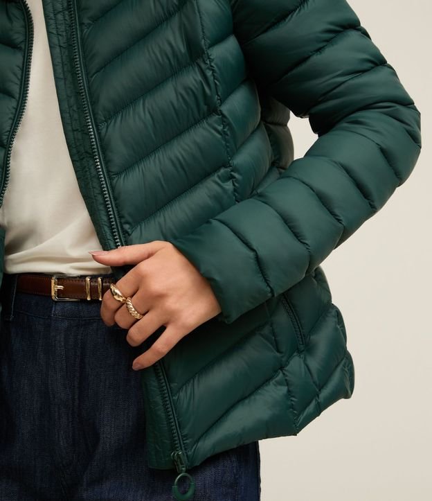 Campera Puffer Ultraligera en Poliamida con Bolsita 4