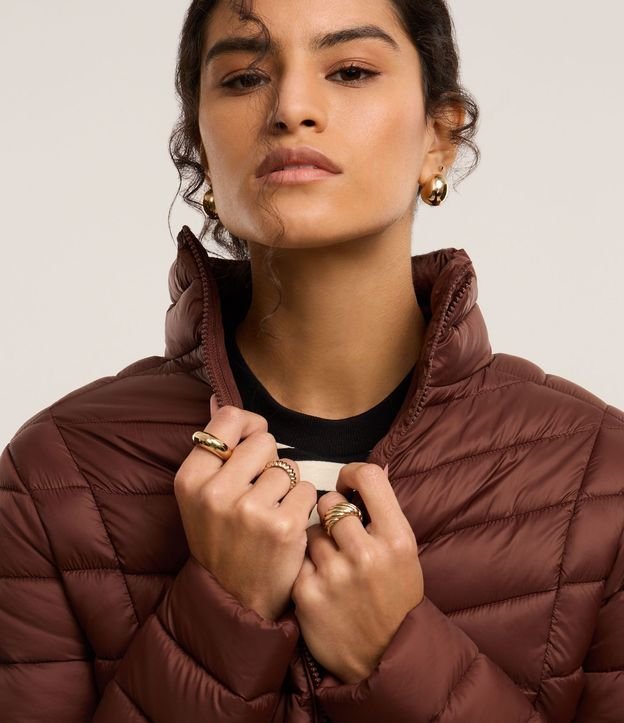 Campera Puffer Ultraligera en Poliamida con Bolsita 4