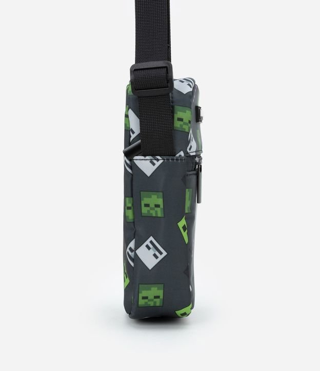 Cartera Transversal Infantil con Bolsillo y Estampa Minecraft - Talle único 2