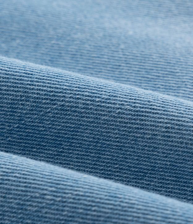 Pantalón Wide Leg Infantil en Jeans con Lavado - Talle 5 a 14 años 5