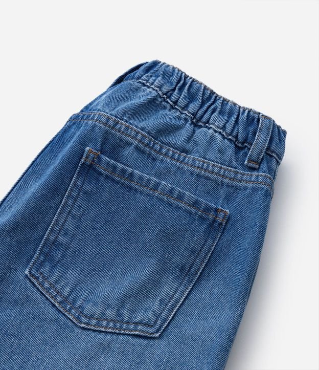 Pantalón Wide Leg Infantil en Jeans con Bolsillos - Talle 5 a 14 años 6