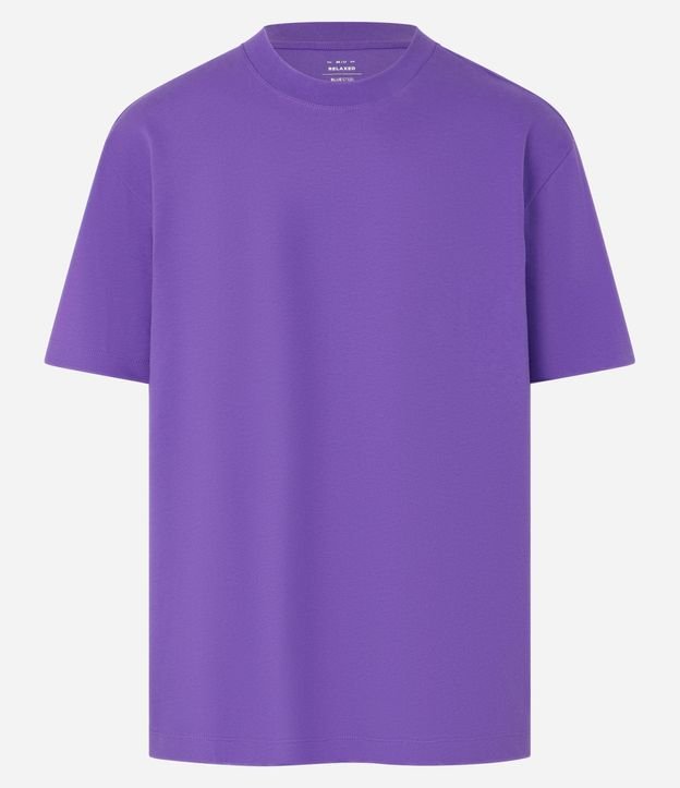 Remera Relaxed en Algodón con Efecto Grueso 5