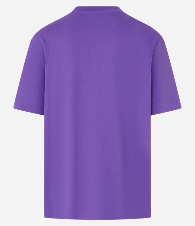 Remera Relaxed en Algodón con Efecto Grueso 6