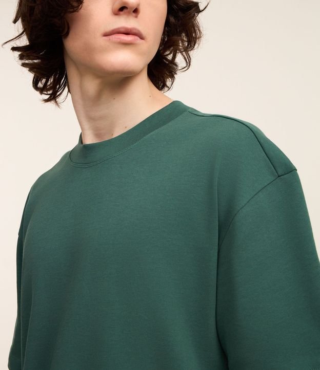 Remera Relaxed en Algodón con Efecto Grueso 3