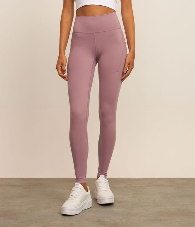 Calca Legging Deportiva en Microfibra con Bolsillos 1