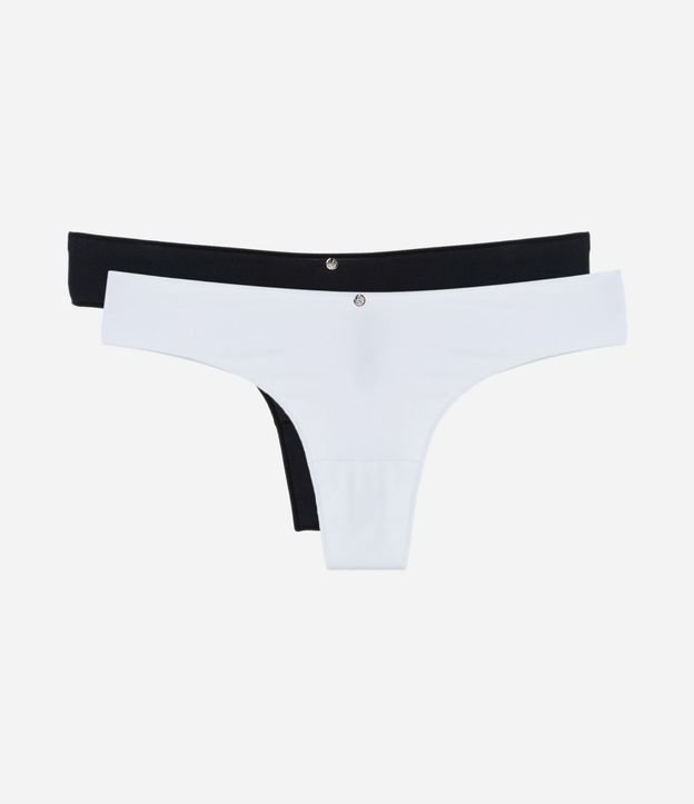 Kit 02 Bombachas Bikini en Microfibra con Hilo Doble