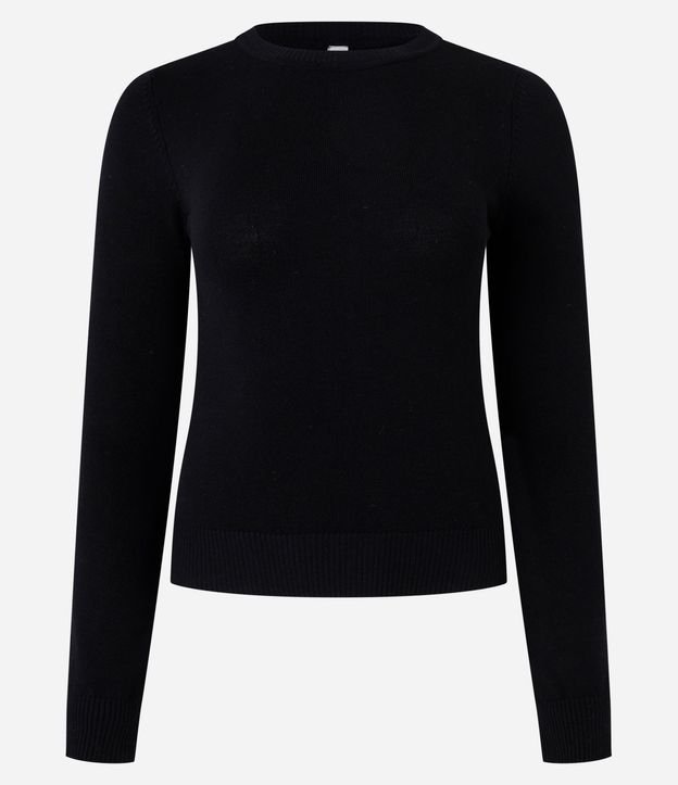 Blusa en Punto con Puño Bajo 5