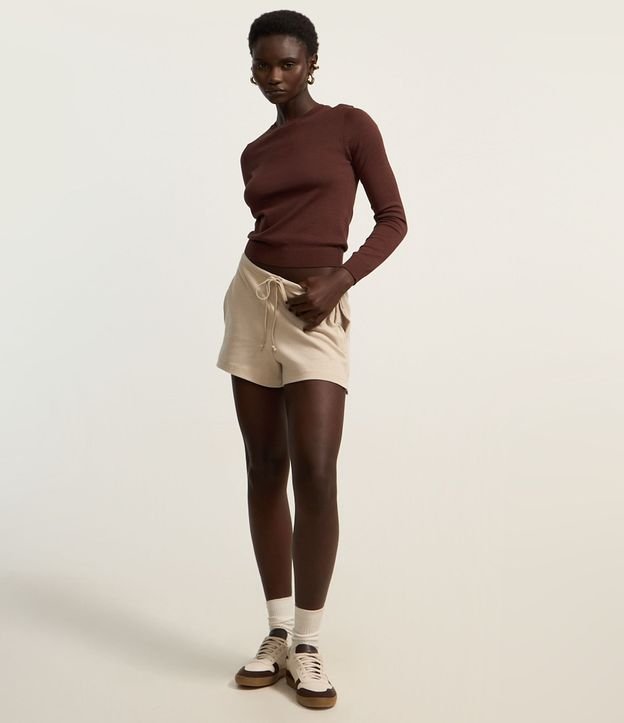 Blusa en Punto con Puño Bajo 3