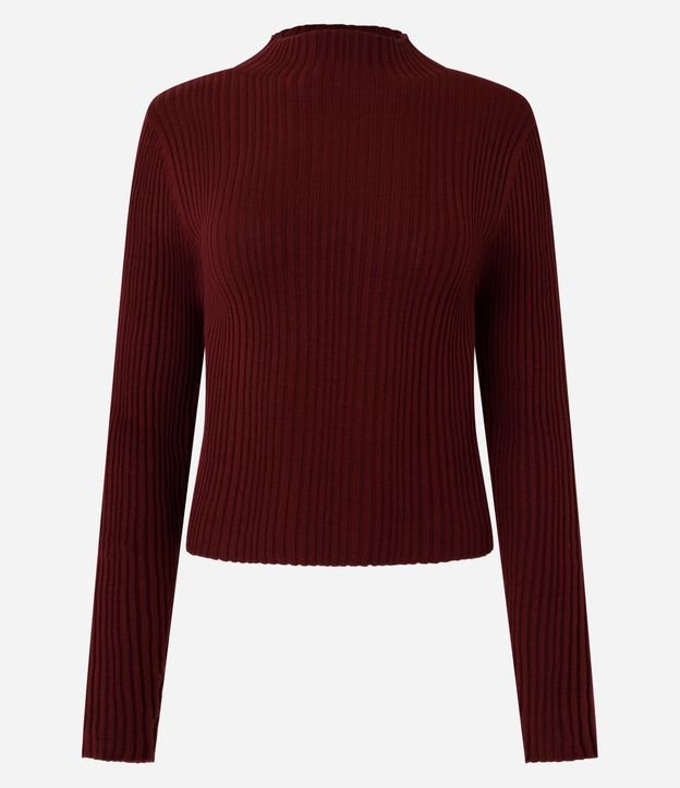 Blusa en Punto con Cuello Alto 5