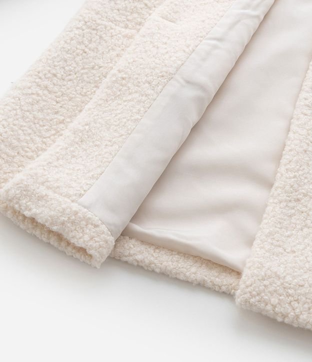 Campera Alargada Infantil en Sherpa - Talle 5 a 14 años 5