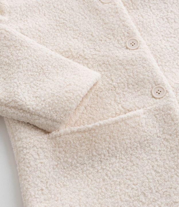 Campera Alargada Infantil en Sherpa - Talle 5 a 14 años 6