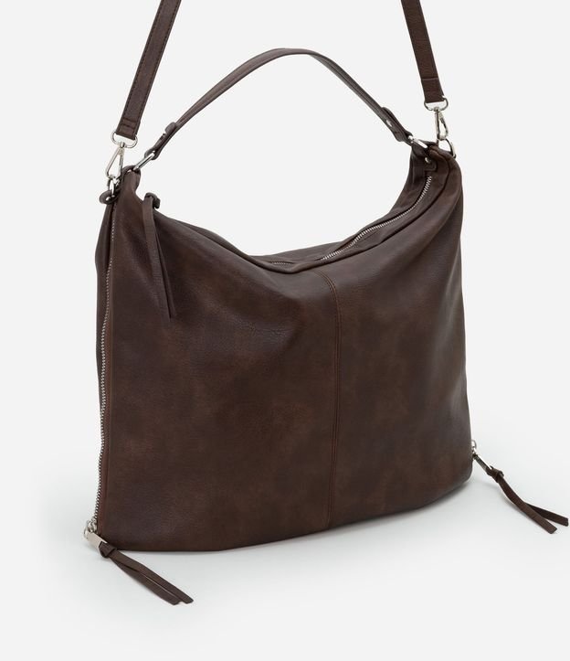 Bolso Hobo Grande Desestructurada con Correas Dobles 3