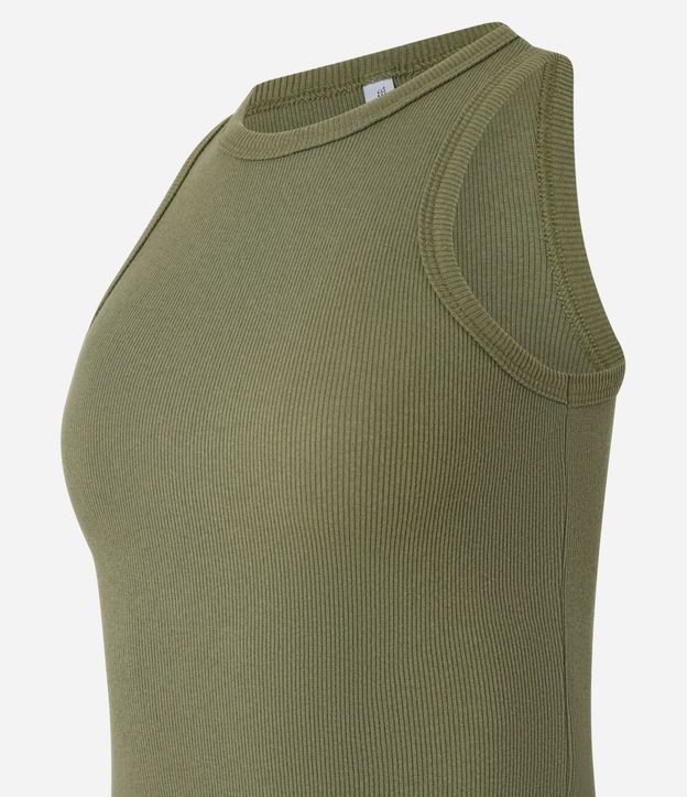 Blusa Musculosa Básica en Rib con Ligera Textura 6