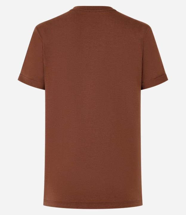 Remera en Media Malla con Manga Corta Doblada 6