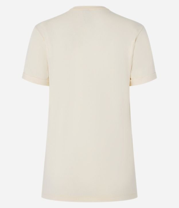 Remera en Media Malla con Manga Corta Doblada 6