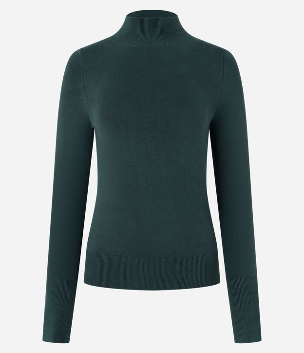 Blusa Básica en Viscosa con Cuello Alto 7