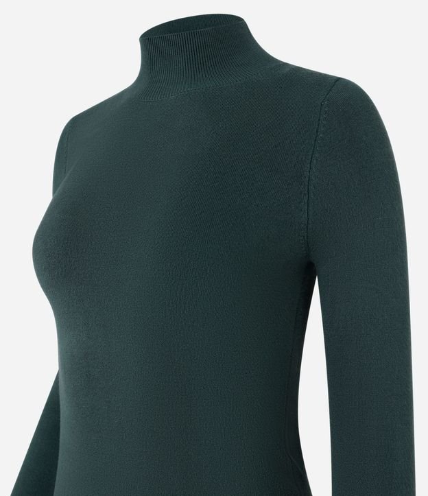 Blusa Básica en Viscosa con Cuello Alto 8
