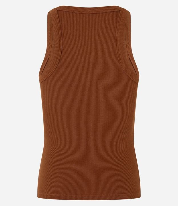 Blusa Musculosa en Rib con Textura Acanalada 7