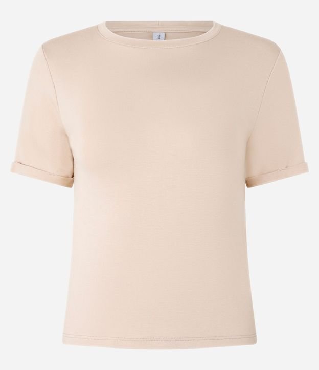 Blusa Básica en Viscosa con Manga Dobrada 8
