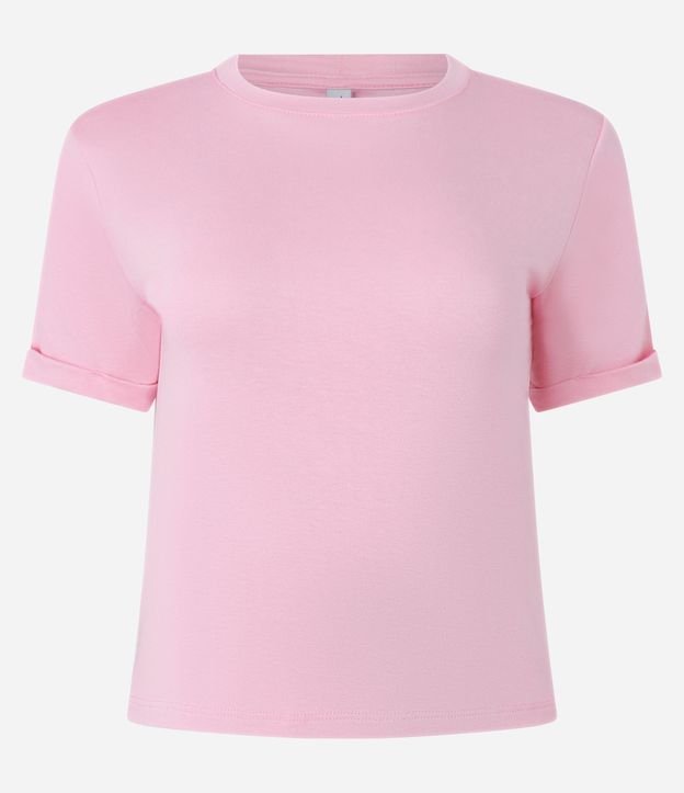 Blusa Básica en Viscosa con Manga Dobrada 4