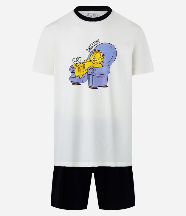 Pijama corto en Algodón con Estampa Garfield 5