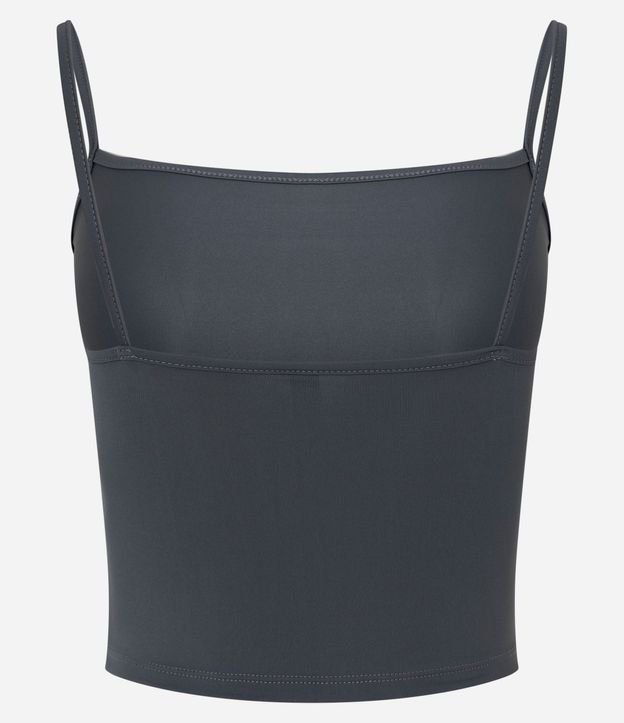 Top Cropped de Poliamida con Breteles Finos 5