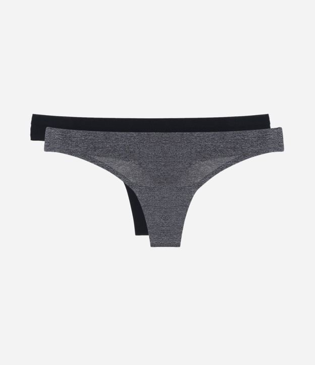 Kit 02 Bombachas Bikini Hilo en Microfibra