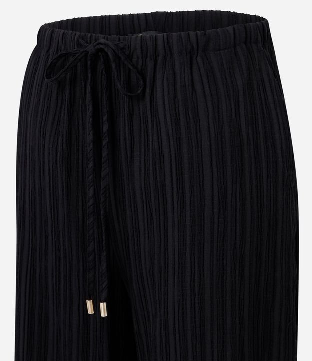 Pantalón Recto Fluida en Chiffon Texturizado 7