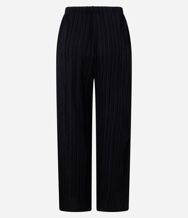 Pantalón Recto Fluida en Chiffon Texturizado 8