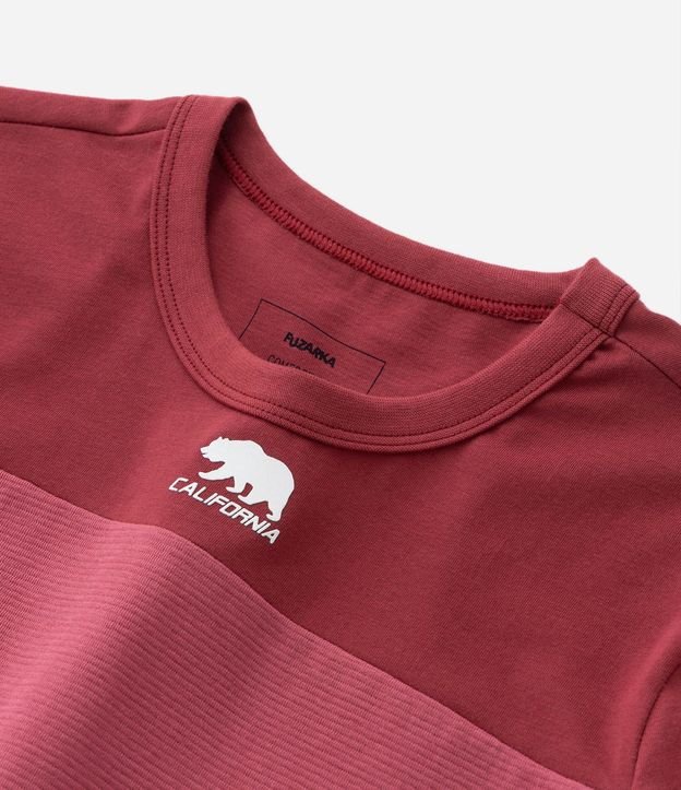 Remera Infantil con Estampa California y Recortes Texturizados - Talle 5 a 14 años 3