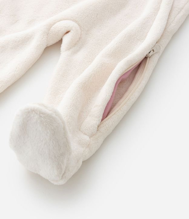 Mono Infantil en Fleece con Bordado Gatito - Talle 0 a 18 meses 5