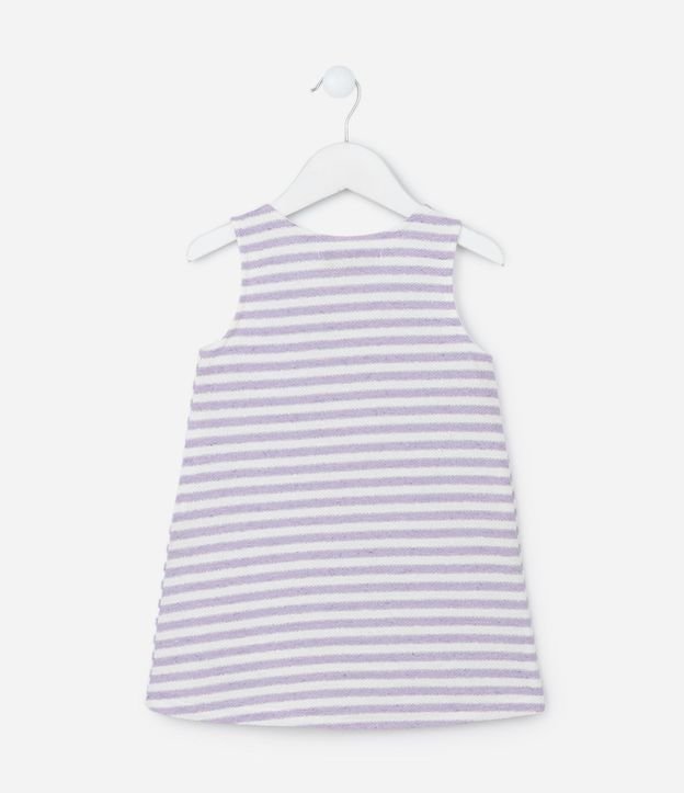 Vestido Infantil en Tweed con Hilo Metalizado - Talle 1 a 6 años 2