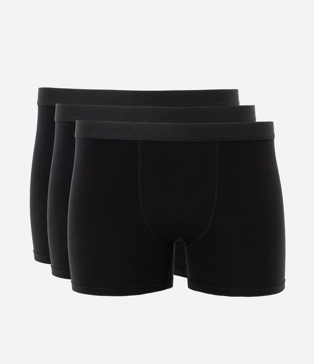 Kit 03 Calzoncillos Boxer en Algodón con Elastano 6