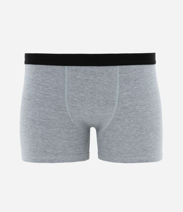 Kit 03 Calzoncillos Boxer en Algodón con Elastano 4