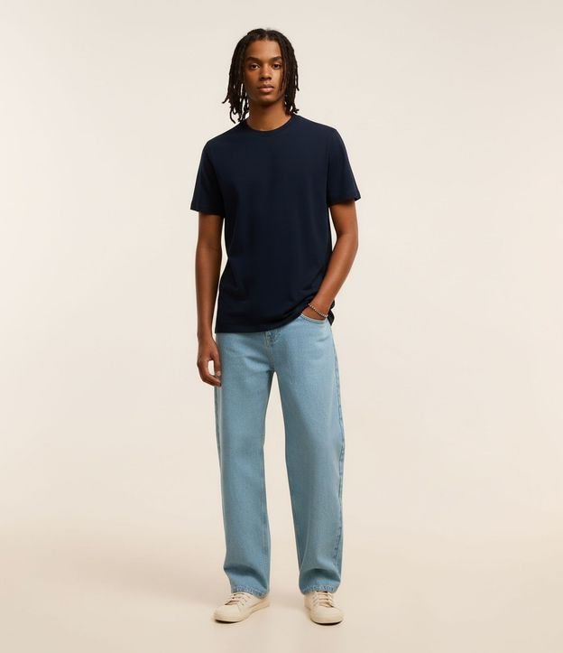 Remera Regular Básica en Algodón