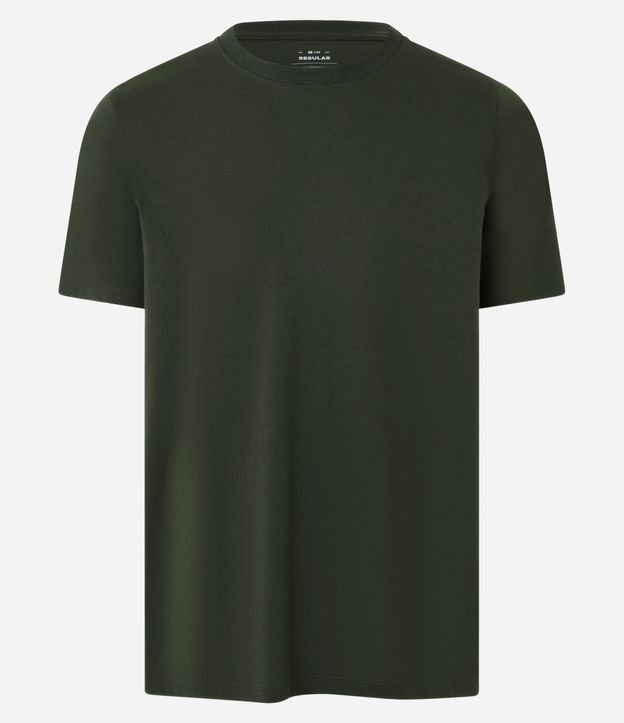 Remera Regular Básica en Algodón 8