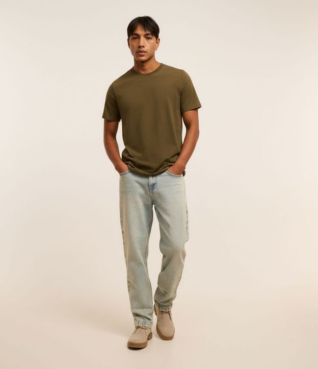 Remera Regular Básica en Algodón