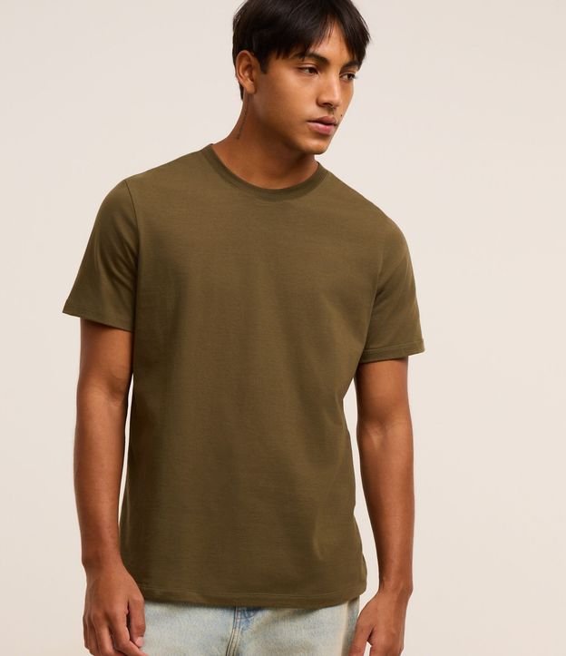 Remera Regular Básica en Algodón 3