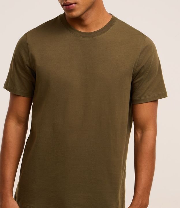 Remera Regular Básica en Algodón 5