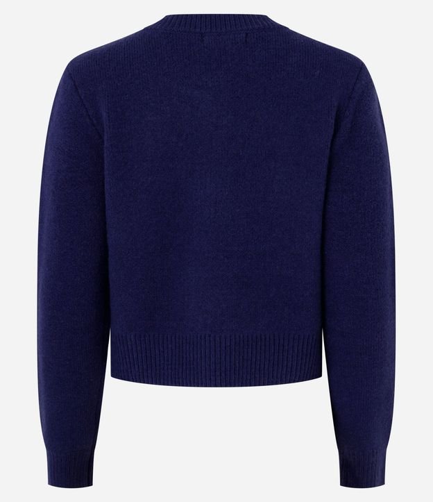Cardigan Canelado en Punto con Botones Mixtos 10