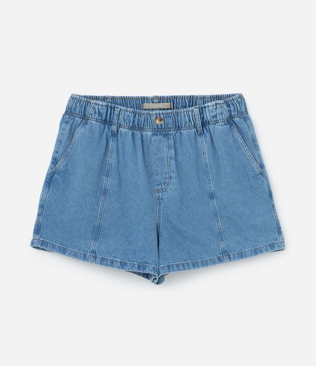 Short Clochard en Jeans con Bolsillo Cuchillo Curve & Plus Size 5