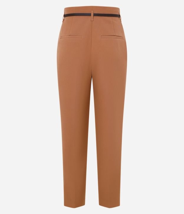 Pantalón Zanahoria Sastrería con Cinturón Hebilla 6
